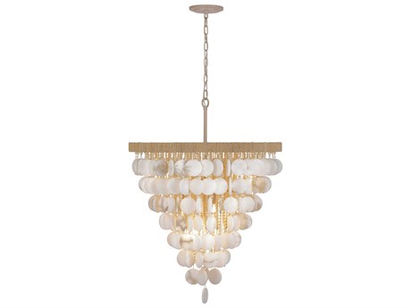 Metropolitan Aurelias Cove 12-Light Autumn White Tiered Pendant