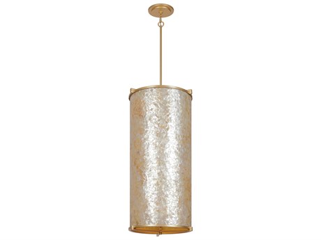 Metropolitan Sommers Bend 6-Light Fawn Gold Cylinder Pendant