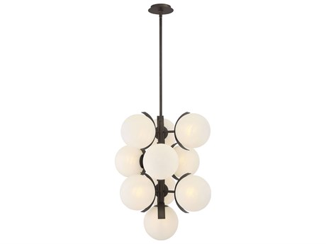 Metropolitan Vino 10-Light Dark Bronze Globe Pendant