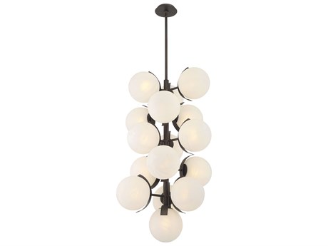 Metropolitan Vino 16-Light Dark Bronze Globe Island Pendant