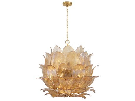 Metropolitan Orchid 24-Light Legacy Brass Pendant