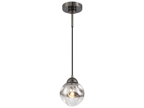 Metropolitan Neveh 1-Light Gun Metal Gunmetal Globe Mini Pendant