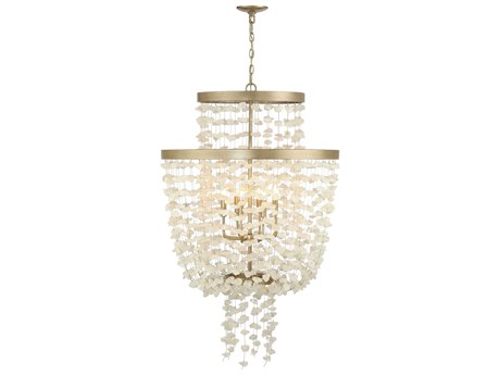 Metropolitan Stonybrook 8-Light Havana Gold Pendant