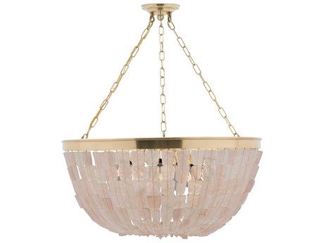 Metropolitan Flotsam 8-Light Brass Bowl Pendant