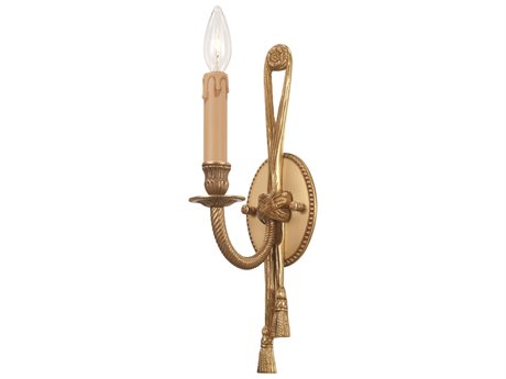 Metropolitan 1-Light French Gold Wall Sconce