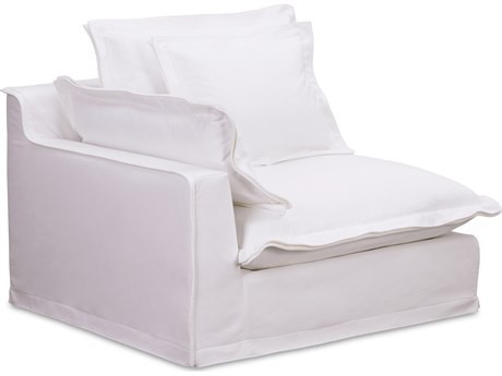 Moe's Home Olivia Left Arm Facing Chair White