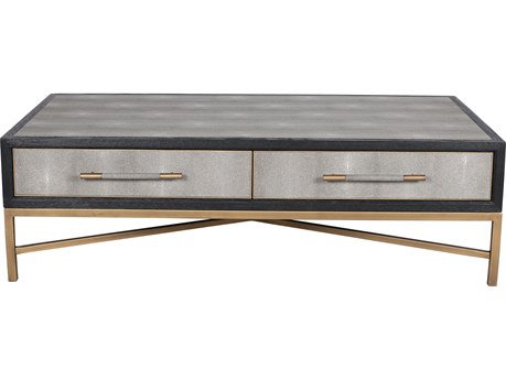 Moe's Home Rectangular Wood Black Oak Coffee Table