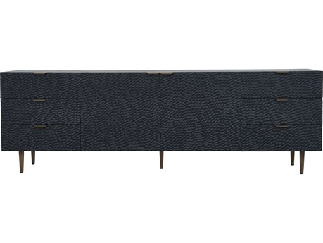 Moe's Home 79" Oak Wood Black Sideboard