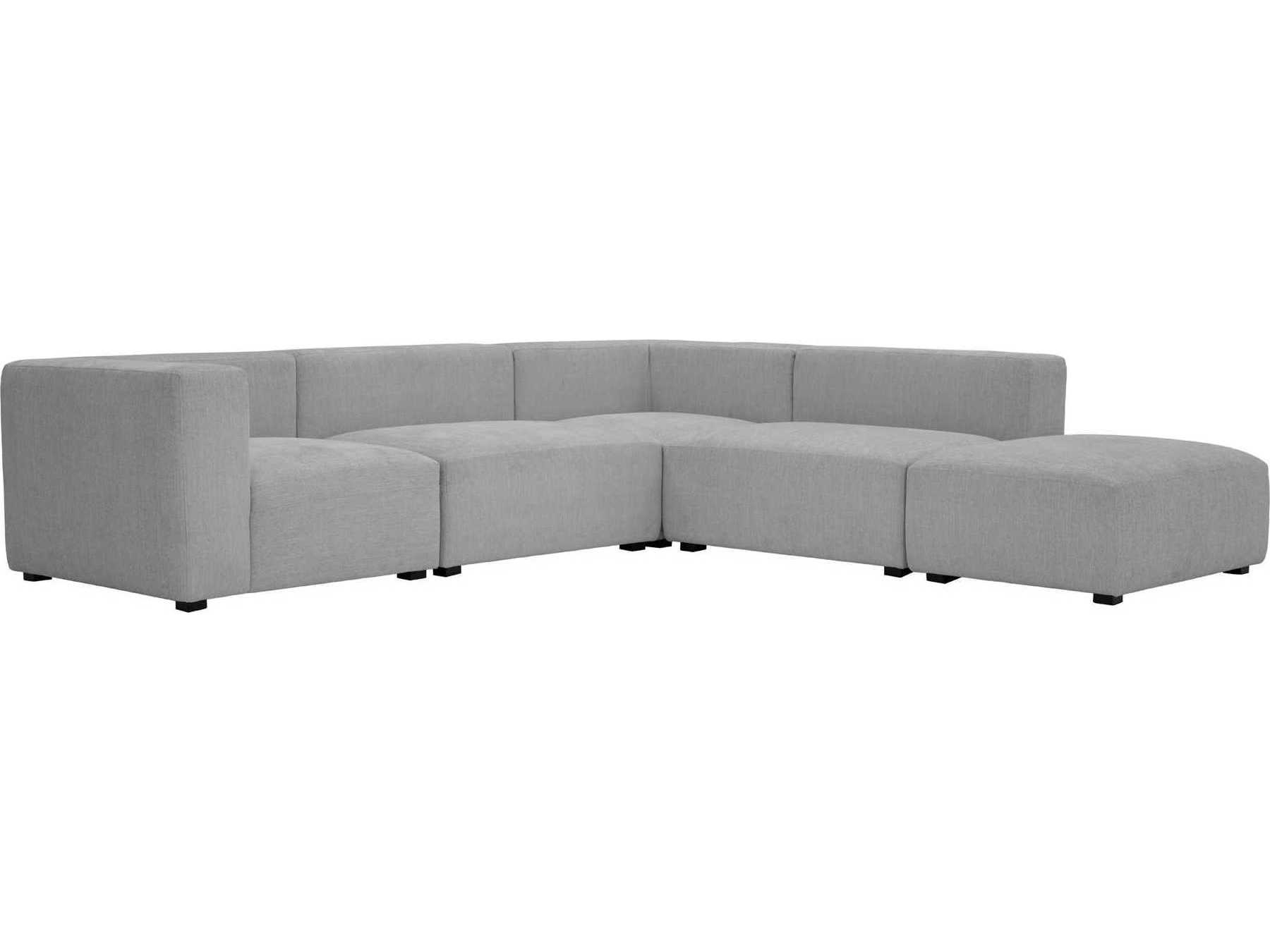 Moe's Home Collection White Sectional Sofa MEWB101705