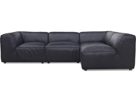 Moe's Home Form Leather Sectional Sofa