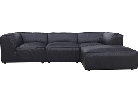 Moe's Home Form Leather Sectional Sofa