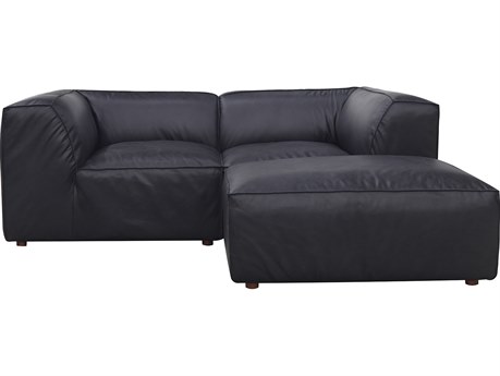 Moe's Home Form Leather Sectional Sofa