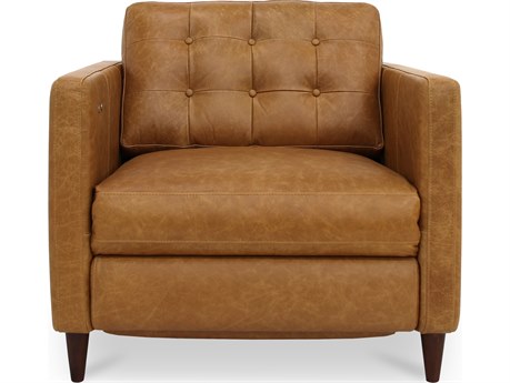 Moe's Home Bridgers Tan Leather Chair