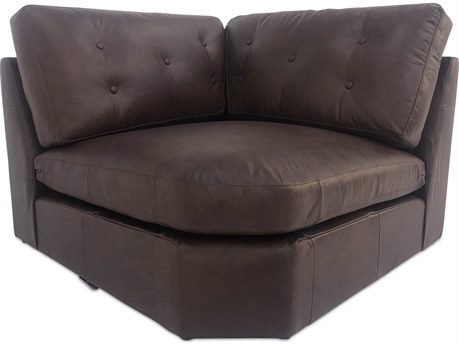 Moe's Home Thurlow Brown Leather Modular Chair
