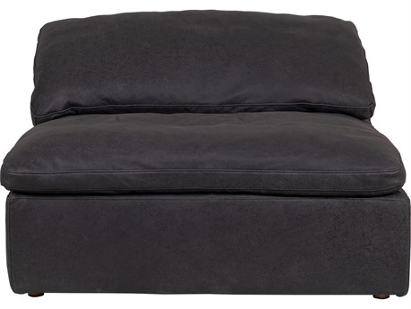 Moe's Home Clay Black Leather Modular Chair
