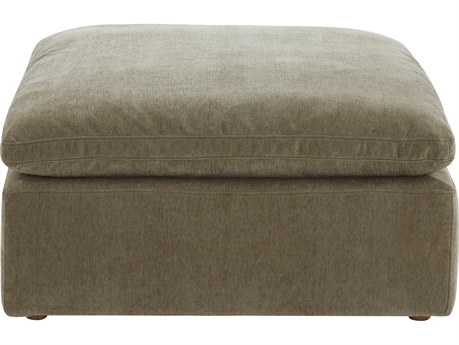 Moe's Home Terra Desert Sage Green Upholstered Ottoman