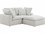 Moe's Home Terra 76" Wide Gray Fabric Upholstered Sectional Sofa  MEYJ101629