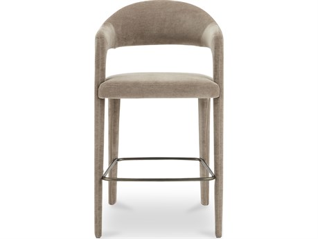 Moe's Home Martens Camel Upholstered Plywood Bar Stool