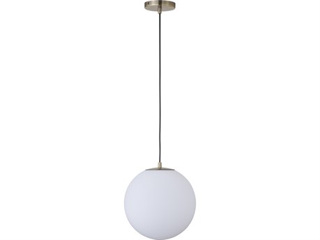 Moe's Home Sol 1-Light White Globe Pendant