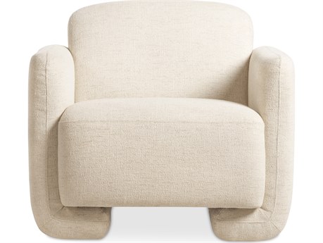 Moe's Home Fallon White Fabric Accent Chair