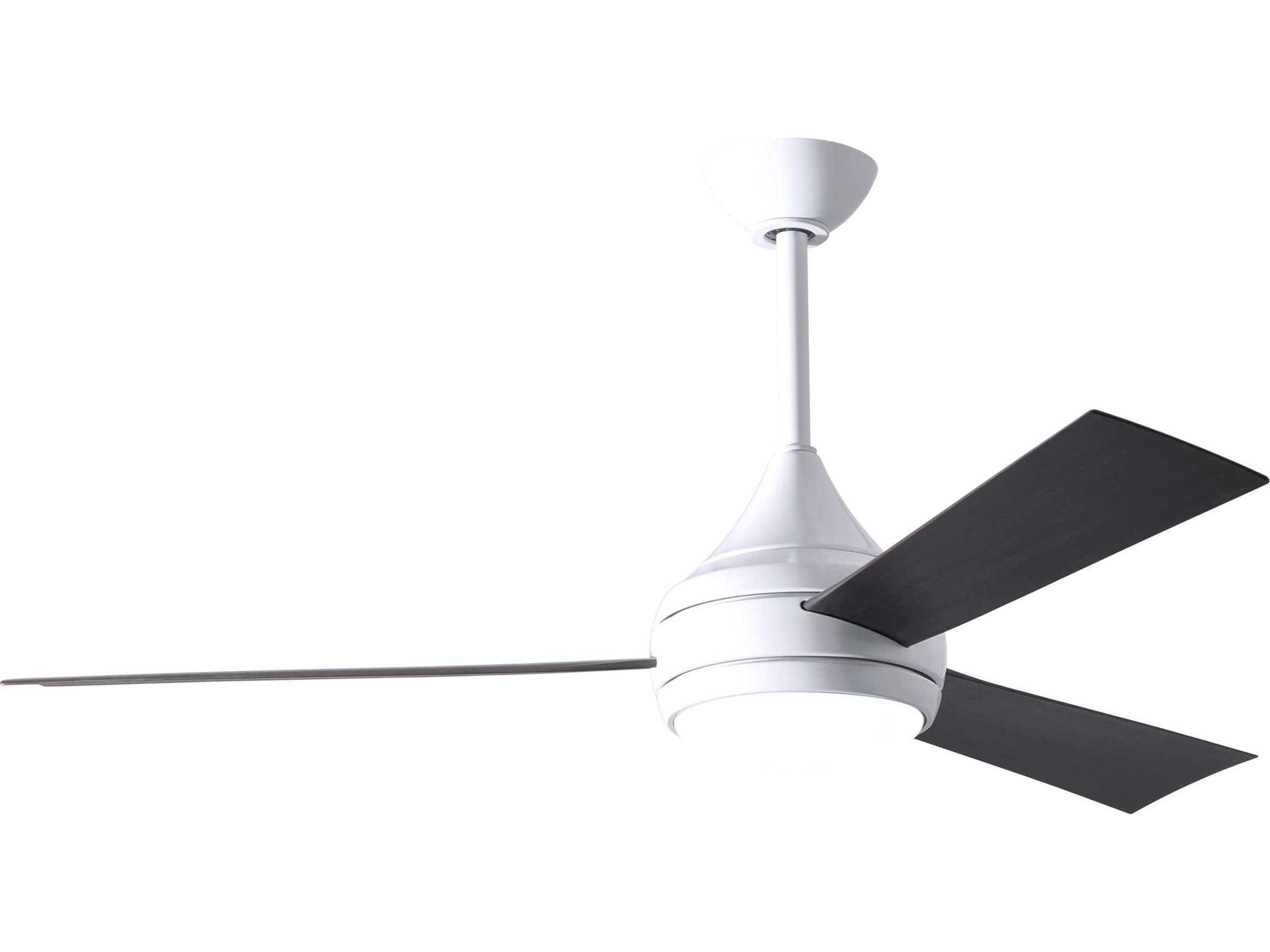 Matthews Fan Company Donaire Gloss White 52'' Wide Outdoor Ceiling Fan