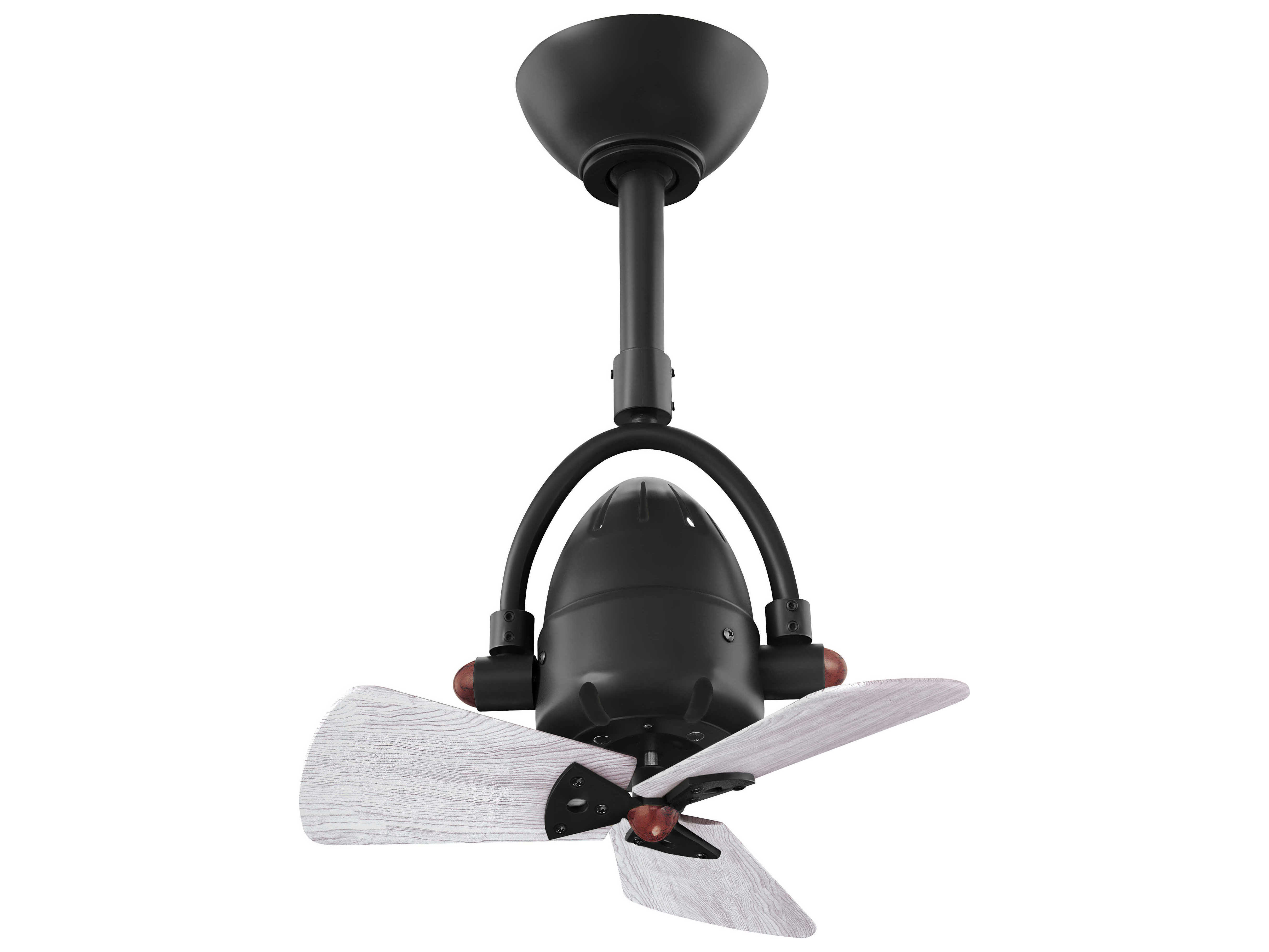 Matthews Fan Diane 16'' Ceiling Fan MFCDIBKWDBW