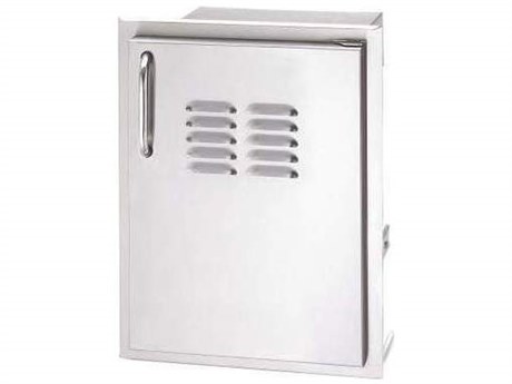 Fire Magic Single Access Door with Tank Tray & Louvers (Right Hinge)