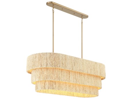 Minka Lavery Caviana 5-Light Signature Brass Tiered Island Pendant