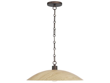 Minka Lavery Derby 1-Light Dark Bronze Dome Pendant