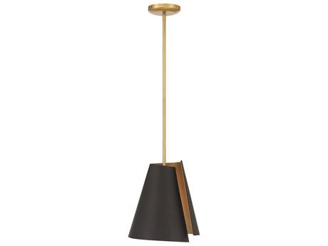 Minka Lavery Hillcrest 1-Light Legacy Brass Dark Bronze Mini Pendant