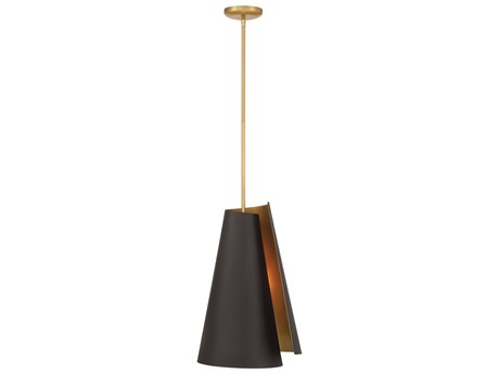 Minka Lavery Hillcrest 1-Light Legacy Brass Dark Bronze Pendant