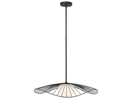 Minka Lavery Langley 1-Light Dark Matte Black Globe Pendant