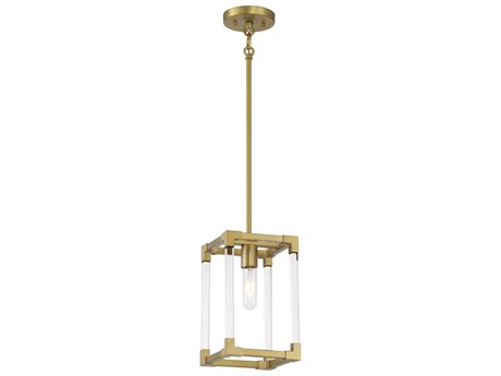 Minka Lavery Oro District 1-Light Soft Brass Mini Pendant