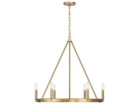 Minka Lavery Dutton 6-Light Signature Brass Chandelier