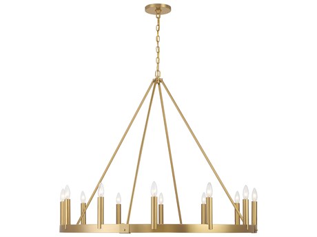 Minka Lavery Dutton 12-Light Signature Brass Chandelier