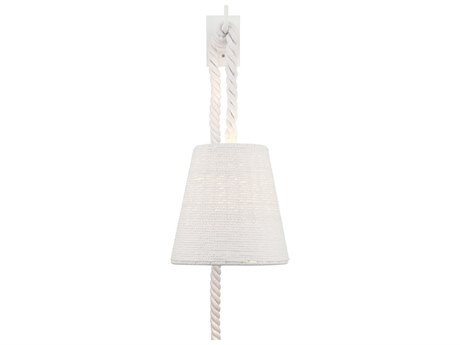 Minka Lavery Lodelle 1-Light Matte White Wall Sconce