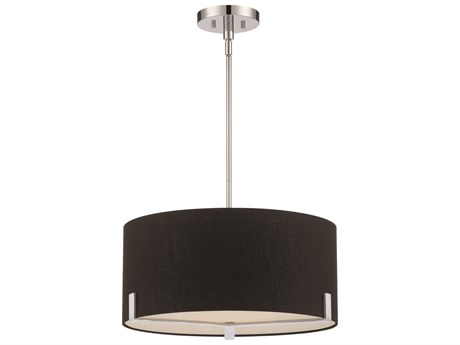 Minka Lavery Westboro Boulevard 3-Light Chrome Drum Pendant