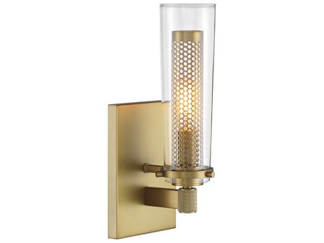 Minka Lavery Emmerham 1-Light Soft Brass Wall Sconce