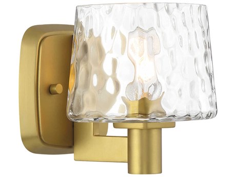 Minka Lavery Drysdale 1-Light Soft Brass Wall Sconce