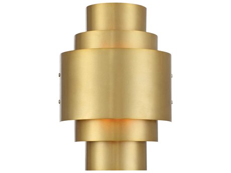 Minka Lavery Spyglass Terrace 2-Light Soft Brass Wall Sconce