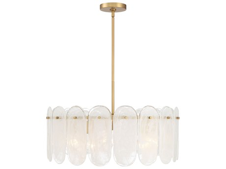Minka Lavery Oldmill 5-Light Legacy Brass Drum Pendant