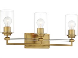 Lark Living Vera 3-Light Lacquered Brass Vanity Light