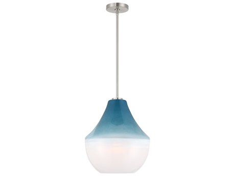Minka Lavery Pacific 1-Light Brushed Nickel Bell Pendant