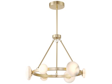 Minka Lavery Zill 6-Light Lily Gold Round Chandelier