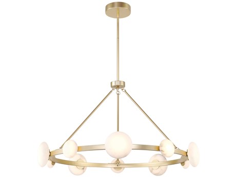 Minka Lavery Zill 10-Light Lily Gold Chandelier