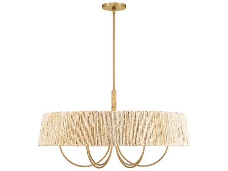 Minka Lavery Hellia 6-Light Legacy Brass Pendant