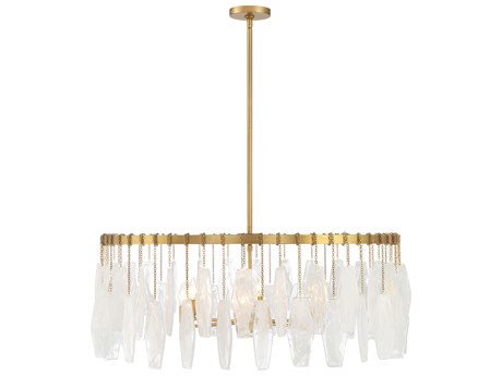 Minka Lavery Willow 6-Light Legacy Brass Round Pendant