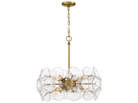 Minka Lavery Winter 8-Light Soft Brass Sputnik Chandelier