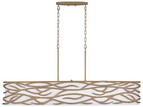 Minka Lavery Branch Reality 10-Light Textured Ashen Gold Island Pendant