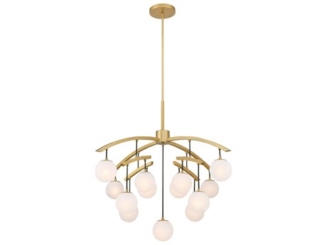 Minka Lavery Curven 13-Light Legacy Brass Globe Chandelier